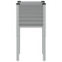 Jardinera de acero gris 45x45x88 cm von , Töpfe und Pflanzgefäße - Ref: Foro24-4008964, Preis: 29,06 €, Rabatt: %