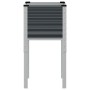 Jardinera de acero gris antracita 45x45x88 cm von , Töpfe und Pflanzgefäße - Ref: Foro24-4008966, Preis: 29,06 €, Rabatt: %