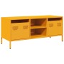 Mueble para TV acero laminado en frío amarillo 101,5x39x43,5 cm by , TV Furniture - Ref: Foro24-851301, Price: 120,83 €, Disc...
