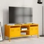 Mueble para TV acero laminado en frío amarillo 101,5x39x43,5 cm von , TV-Möbel - Ref: Foro24-851301, Preis: 119,20 €, Rabatt: %