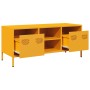 Mueble para TV acero laminado en frío amarillo 101,5x39x43,5 cm by , TV Furniture - Ref: Foro24-851301, Price: 120,83 €, Disc...