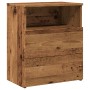 Mesitas de noche 2 uds madera ingeniería envejecida 50x32x60 cm by , Nightstands - Ref: Foro24-856565, Price: 99,41 €, Discou...
