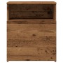Mesitas de noche 2 uds madera ingeniería envejecida 50x32x60 cm by , Nightstands - Ref: Foro24-856565, Price: 99,41 €, Discou...