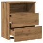 Mesitas noche 2 uds madera ingeniería roble artisan 50x32x60 cm de , Mesitas de noche - Ref: Foro24-856567, Precio: 129,05 €,...