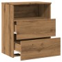 Mesitas noche 2 uds madera ingeniería roble artisan 50x32x60 cm by , Nightstands - Ref: Foro24-856567, Price: 131,87 €, Disco...