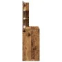 Tocador con luces LED madera envejecida 60x40x140 cm by , Tables - Ref: Foro24-856999, Price: 95,53 €, Discount: %
