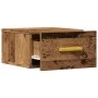 Mesitas de noche de pared 2 uds madera envejecida 35x35x20 cm de , Mesitas de noche - Ref: Foro24-857064, Precio: 50,76 €, De...