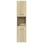 Juego de muebles de baño 4 pzas contrachapada roble Sonoma von , Badezimmermöbel - Ref: Foro24-3324998, Preis: 138,19 €, Raba...