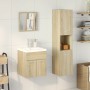 Juego de muebles de baño 4 pzas contrachapada roble Sonoma von , Badezimmermöbel - Ref: Foro24-3325004, Preis: 172,57 €, Raba...