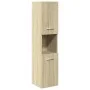 Juego de muebles de baño 4 pzas contrachapada roble Sonoma de , Muebles de baño - Ref: Foro24-3325004, Precio: 171,74 €, Desc...