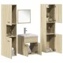 Juego de muebles de baño 5 pzas madera ingeniería roble Sonoma von , Badezimmermöbel - Ref: Foro24-3325010, Preis: 221,10 €, ...