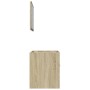 Set de muebles de baño 2 pzas madera contrachapada roble Sonoma by , Bathroom furniture - Ref: Foro24-856372, Price: 70,77 €,...
