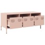Mueble para TV acero laminado en frío rosa 101,5x39x43,5 cm by , TV Furniture - Ref: Foro24-851227, Price: 94,07 €, Discount: %