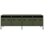 Mueble TV acero laminado en frío verde oliva 135x39x43,5 cm von , TV-Möbel - Ref: Foro24-851308, Preis: 156,79 €, Rabatt: %