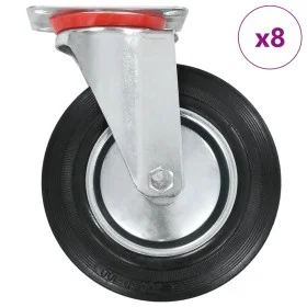 Swivel wheels 8 units 200 mm by , Material handling - Ref: Foro24-278001, Price: 123,50 €, Discount: %