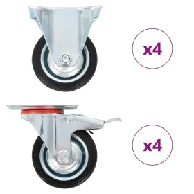 Wheels 8 units 75 mm by , Material handling - Ref: Foro24-278036, Price: 37,36 €, Discount: %