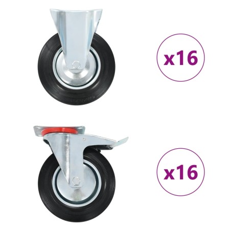 32 wheels 200 mm each by , Material handling - Ref: Foro24-278060, Price: 473,91 €, Discount: %