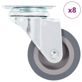 Swivel wheels 8 units 50 mm by , Material handling - Ref: Foro24-277816, Price: 23,60 €, Discount: %