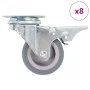 Swivel wheels 8 units 50 mm by , Material handling - Ref: Foro24-277821, Price: 25,18 €, Discount: %