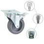 Swivel wheels 32 units 75 mm by , Material handling - Ref: Foro24-277840, Price: 121,24 €, Discount: %