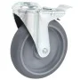 Swivel wheels with pin hole 12 units 125 mm by , Material handling - Ref: Foro24-277877, Price: 91,13 €, Discount: %