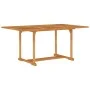 Gartentisch aus massivem Teakholz, 150 x 90 x 75 cm von vidaXL, Gartentische - Ref: Foro24-315103, Preis: 193,35 €, Rabatt: %