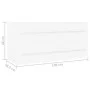 Waschbeckenunterschrank aus weißem Sperrholz 100x38,5x48 cm. von , Badezimmermöbel - Ref: Foro24-804719, Preis: 65,91 €, Raba...