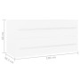 Waschbeckenunterschrank aus weißem Sperrholz 100x38,5x48 cm. von , Badezimmermöbel - Ref: Foro24-804719, Preis: 66,77 €, Raba...