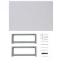 Zweiteiliges Badezimmermöbelset aus weißer Keramik. von , Badezimmermöbel - Ref: Foro24-279341, Preis: 83,50 €, Rabatt: %