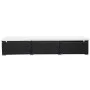 Sun lounger with black synthetic rattan cushion by , Loungers - Ref: Foro24-42677, Price: 222,20 €, Discount: %