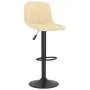 Küchenhocker, 2 Stück, cremefarbenes Samtgewebe. von , Küchenhocker - Ref: Foro24-333990, Preis: 103,00 €, Rabatt: %