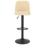 Küchenhocker, 2 Stück, cremefarbenes Samtgewebe. von , Küchenhocker - Ref: Foro24-333990, Preis: 103,00 €, Rabatt: %