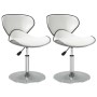 Sillas de comedor 2 unidades cuero sintético blanco de , Sillas de comedor - Ref: Foro24-335119, Precio: 122,02 €, Descuento: %