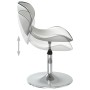 Esszimmerstühle, 2 Stück, weißes Kunstleder von , Essstühle - Ref: Foro24-335119, Preis: 122,02 €, Rabatt: %