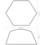 Poolzelt aus grünem Stoff, 590 x 520 x 250 cm von vidaXL, Pool- und Spa-Zubehör - Ref: Foro24-93040, Preis: 165,31 €, Rabatt: %