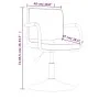 Drehstühle für Esszimmer, 6 Stück aus hellgrauem Samt. von , Essstühle - Ref: Foro24-3087930, Preis: 375,73 €, Rabatt: %