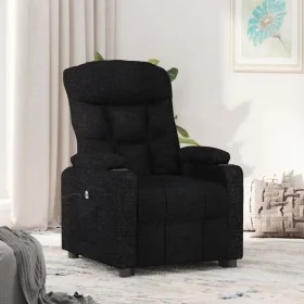Sillón reclinable eléctrico de tela negro de , Sillones - Ref: Foro24-3098817, Precio: 210,92 €, Descuento: %