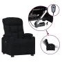 Sillón reclinable eléctrico de tela negro de , Sillones - Ref: Foro24-3098817, Precio: 210,60 €, Descuento: %