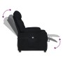 Sillón reclinable eléctrico de tela negro de , Sillones - Ref: Foro24-3098817, Precio: 253,29 €, Descuento: %