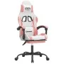 Gaming chair with white and pink synthetic leather footrest. by , Gaming chairs - Ref: Foro24-3143887, Price: 117,48 €, Disco...