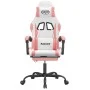 Gaming chair with white and pink synthetic leather footrest. by , Gaming chairs - Ref: Foro24-3143887, Price: 117,48 €, Disco...