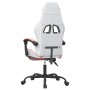Gaming-Stuhl mit Fußstütze aus weißem und rosa Kunstleder von , Gaming-Stühle - Ref: Foro24-3143887, Preis: 119,48 €, Rabatt: %