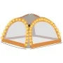 LED party tent 4 walls gray and orange 3.6x3.6x2.3 m by vidaXL, Tents and gazebos - Ref: Foro24-93077, Price: 153,48 €, Disco...
