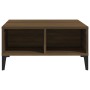 Engineered wood brown oak coffee table 60x60x30 cm by , Coffee table - Ref: Foro24-813169, Price: 47,43 €, Discount: %