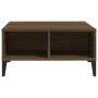 Engineered wood brown oak coffee table 60x60x30 cm by , Coffee table - Ref: Foro24-813169, Price: 46,74 €, Discount: %