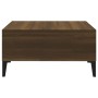 Engineered wood brown oak coffee table 60x60x30 cm by , Coffee table - Ref: Foro24-813169, Price: 47,43 €, Discount: %
