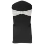 Elastic decorative bow for chairs with buckle 25 pieces Cream by , Covers - Ref: Foro24-130348, Price: 20,38 €, Discount: %