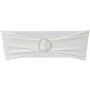 Elastic decorative bow for chairs with buckle 25 pieces Cream by , Covers - Ref: Foro24-130348, Price: 20,38 €, Discount: %