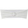 Elastische dekorative Schleifen für Stühle mit Schnalle, 25 Stück, Creme. von , Abdeckungen - Ref: Foro24-130348, Preis: 20,6...