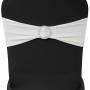 Elastische dekorative Schleifen für Stühle mit Schnalle, 25 Stück, Creme. von , Abdeckungen - Ref: Foro24-130348, Preis: 20,6...